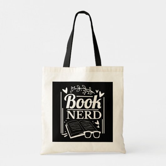 Grappig Boek Nerd Quote Boekliefhebber Tote Bag (Achterkant)
