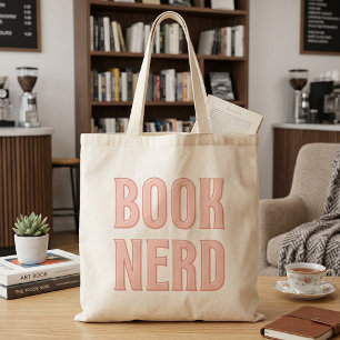 Grappig boek nerd typografie spreuk cadeau voor le tote bag
