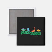 Grappig boek readosaurus dinosaur boeken bibliothe magneet (Voorkant / Achterkant)