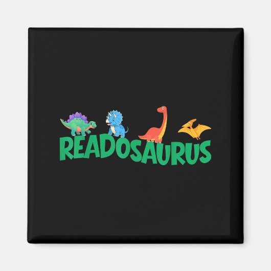 Grappig boek readosaurus dinosaur boeken bibliothe magneet (Voorkant)