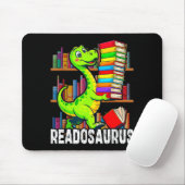 Grappig boek readosaurus dinosaur boeken bibliothe muismat (Met muis)
