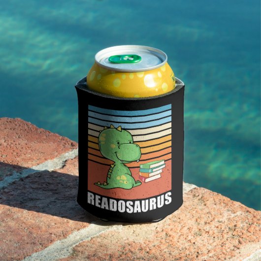 Grappig boek Readosaurus Dinosaur Lezen Dino Retro Blikjeskoeler (Insitu Zwembad)