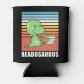 Grappig boek Readosaurus Dinosaur Lezen Dino Retro Blikjeskoeler (Voorkant)