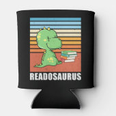 Grappig boek Readosaurus Dinosaur Lezen Dino Retro Blikjeskoeler (Achterkant)