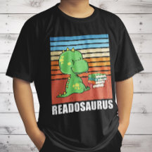 Grappig boek Readosaurus Dinosaur Lezen Dino Retro
