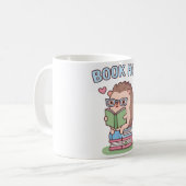 Grappig Boek Varken Grappenmakerij, Schattig Egelt Koffiemok (Voorkant links)