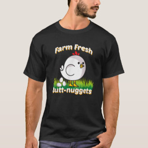 Grappig Boerderij Chicken T Shirt Boerderij Fresh 