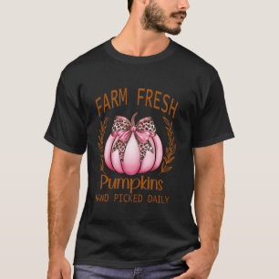 Grappig Boerderij Fresh Pumpkin Farming Mom Fresh T-shirt