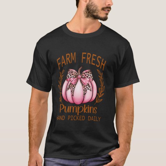 Grappig Boerderij Fresh Pumpkin Farming Mom Fresh T-shirt (Voorkant)