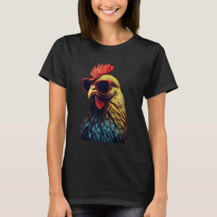 Grappig Boerderij Kip Dieren cadeau Retro  Kuiken T-shirt
