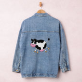 Grappig boerderij koe denim jacket (Hangar)