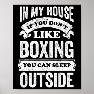 Grappig Boksen Boksen Joke Sport Hob Poster