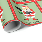 Grappig Boksen Kerstcadeau Cadeaupapier (Rol Hoek)