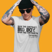 Grappig Boksen Onderteken het contract big boy Gru T-shirt