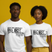 Grappig Boksen Onderteken het contract big boy Gru T-shirt