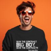 Grappig Boksen Onderteken het contract big boy Gru T-shirt