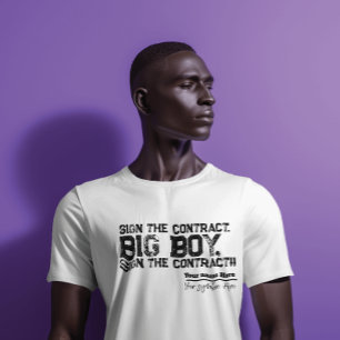 Grappig Boksen Onderteken het contract big boy Gru T-shirt