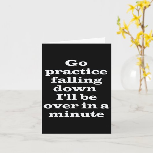 Grappig Boksen - Tail Gates Kaart (Gele Bloem)