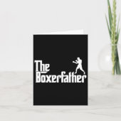 Grappig Boksen Vader Vader Shirt De Bokser Vader Kaart (Voorkant)