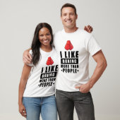 Grappig boksontwerp t-shirt (Unisex)