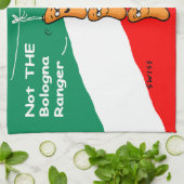 Grappig Bologna en Hot Dogs BBQ Grilling Theedoek (Gevouwen)