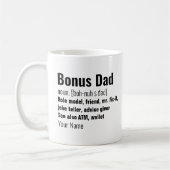 Grappig bonus papa definitie vaderdag koffiemok (Links)