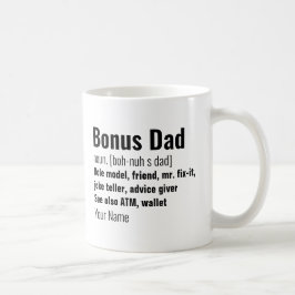 Grappig bonus papa definitie vaderdag koffiemok