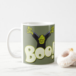 Grappig BOO Frankenstein Monster Halloween Koffiemok
