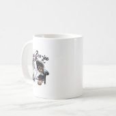 Grappig Boo Jee Ghost Halloween Boo Jee Ghost Spoo Koffiemok (Voorkant links)