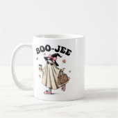 Grappig Boo Jee Ghost Halloween Boo Jee Ghost Spoo Koffiemok (Links)