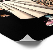 Grappig Boo Jee Ghost Halloween Boo Jee Ghost Spoo Poster (Hoek)