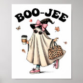 Grappig Boo Jee Ghost Halloween Boo Jee Ghost Spoo Poster (Voorkant)