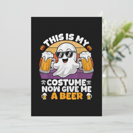 Grappig Boo Kaart (Staand voorkant)