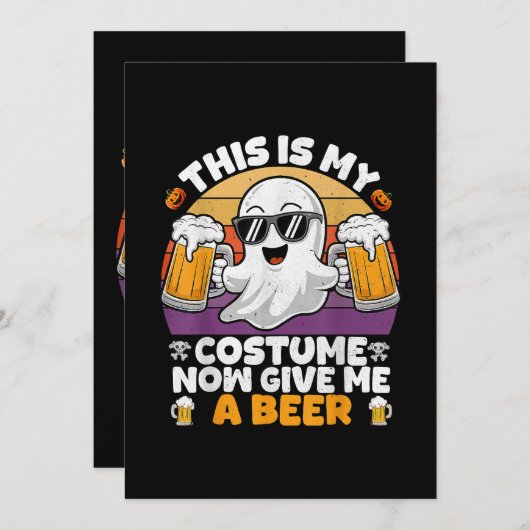 Grappig Boo Kaart (Voorkant / Achterkant)