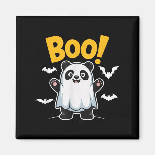Grappig Boo Panda Halloween Ghost Design voor kind Magneet