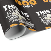 Grappig Boo Sheet Ghost Halloween inpakpapier (Rol Hoek)