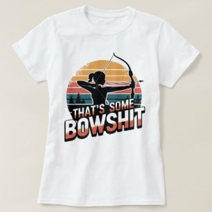 Grappig boogschieten en bowhunting, dat is een bee t-shirt