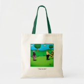 Grappig Boogschieten Humor Canvas tas Gift (Voorkant)
