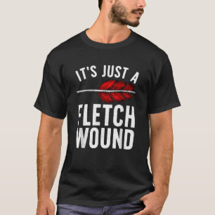 Grappig boogschieten kunst voor mannen vrouwen Kin T-shirt