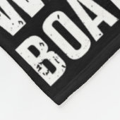 Grappig bootontwerp voor mannen vrouwen boot liefd fleece deken (Hoek)
