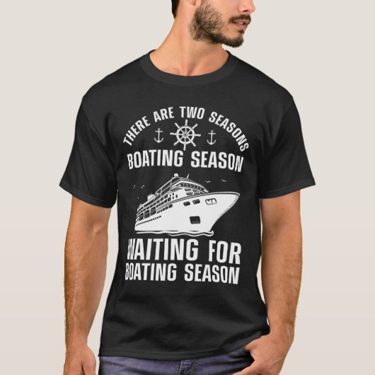 Grappig bootontwerp voor mannen vrouwen boot liefd t-shirt (Voorkant)