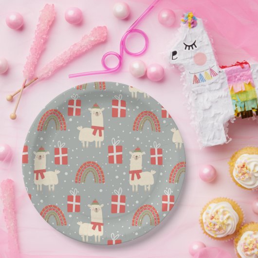 Grappig Bord met kerstpapier, Llamas Paper (Feest)