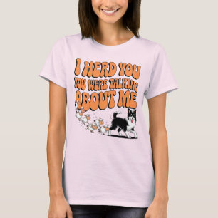 Grappig Border Collie Herding Schaap Pun Design T-shirt