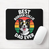 Grappig Border Collie-ontwerp voor mannen Vader Bo Muismat (Met muis)
