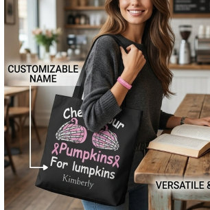 Grappig Borstkanker Bewustzijn Persoonlijk Tote Bag