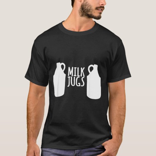 Grappig Borstvoeding Shirt - Melk Kannen Ondersteu (Voorkant)
