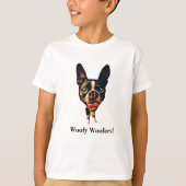 Grappig Boston Terrier Boys T-shirt (Voorkant)