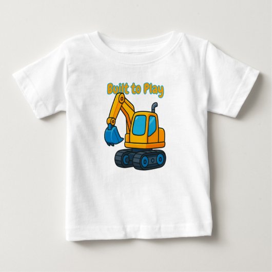 Grappig Bouw T-shirt voor Jongens & Meisjes (Voorkant)