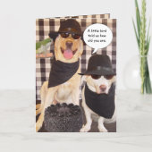 Grappig boven de heuvel kaart (Voorkant)