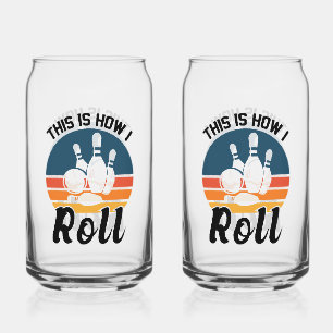 Grappig Bowlen Dit Is Hoe Ik Rol Grafisch Blikvorm Glas